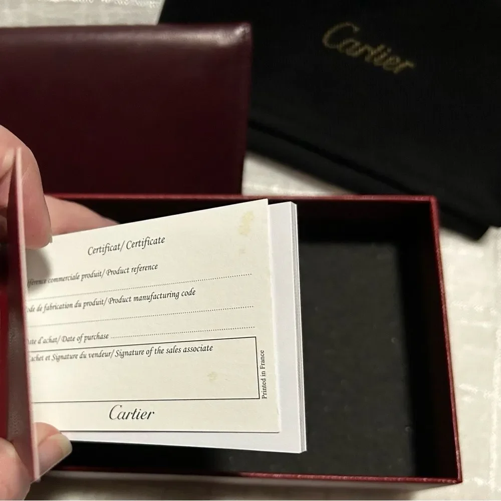 Cartier Leather Wallet - Burgundy